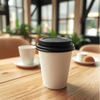 Eco-Friendly Paper Coffee Cup Lids Disposable Plastic Cup Bowl Lid Cover