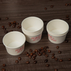 Disposable Printed Single Wall Paper Coffee Cup Drinking Paper Ice Cream Cup