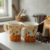 7oz Biodegradable Disposable Single Wall Cold Drink Coffee Paper Cup with Handle