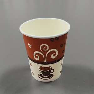 Color Paper Drink Cup 8oz Paper Lamination Coffee Cup