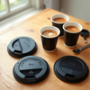 Disposable Single Wall Paper Cups Lid Paper Cups Lid