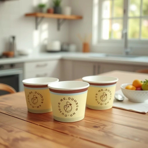 Factory Direct Sale Custom Ice Cream Cup Packaging Tub Disposable Paper Cup