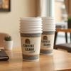 Customized Printed Single Wall Disposable Coffee Paper Cup