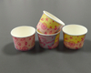 Paper Cup for Ice Cream Disposable Ice Cream Paper Cup with Lid