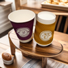 Double Paper Walls Disposable Coffee Cup Custom Logo Multi-Color