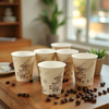 12 Oz Disposable Single Paper Coffee Cups Disposable Tea Cups