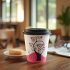 Disposable Single Wall Paper Cups Lid Paper Cups Lid