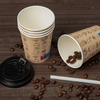 8oz Single-Wall Paper Cup with Customized Logo for Hot/Hold Drink