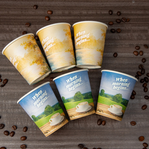 Disposable Specialized Coffee Paper Cup Single Wall Paper Cup