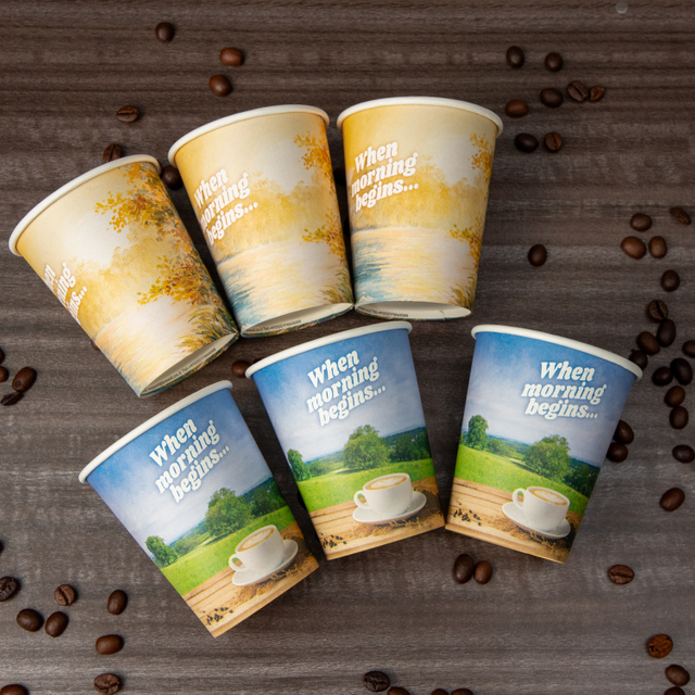 Disposable Specialized Coffee Paper Cup Single Wall Paper Cup