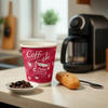 Customized Logo Cold/Hot Drink Paper Coffee Cup with Lid