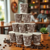 Eco-Friendly 12oz Disposable Cup Double Wall Paper Ice Coffee Paper Cups