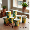Wholesale 9 Oz Disposable Single Paper Coffee Cup with Lid