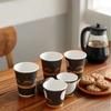 Customer Loge Design Ripple/Single/Double Walled Coffee Paper Cups