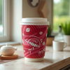 Customized Logo Cold/Hot Drink Paper Coffee Cup with Lid