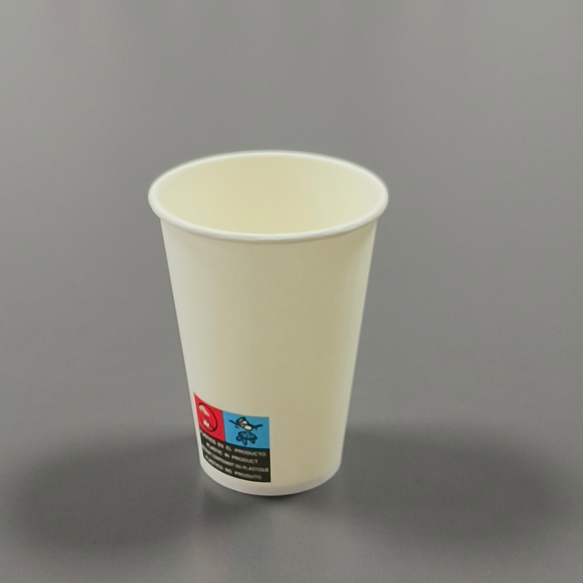Biodegradable Single Layer Paper Coffee Mug Tea PLA Single Wall Paper Cup