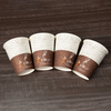 Eco Friendly Custom Paper Cup Single Wall Disposable Paper Coffee Cups