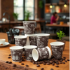 Eco-Friendly 12oz Disposable Cup Double Wall Paper Ice Coffee Paper Cups