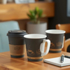 Customer Loge Design Ripple/Single/Double Walled Coffee Paper Cups