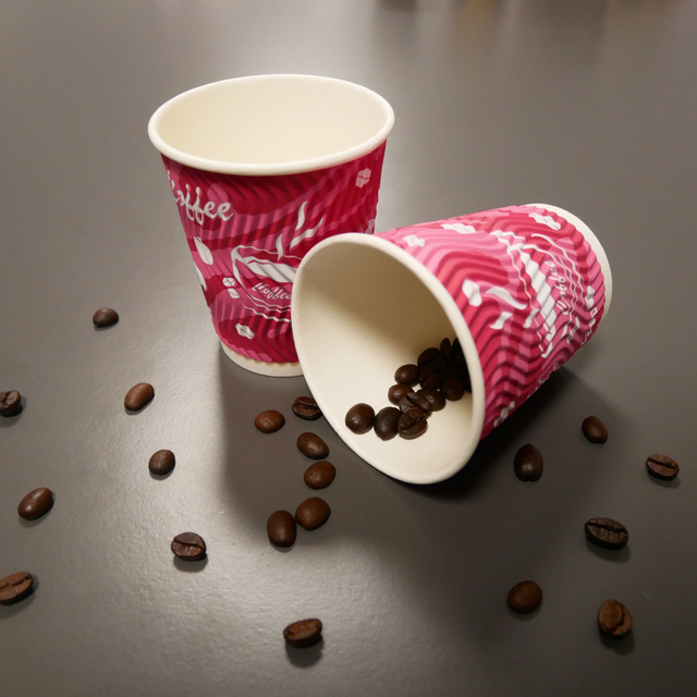8oz Customized Logo Cold/Hot Drink Paper Coffee Cup with Lid
