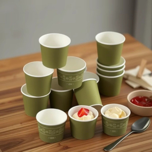 8oz Good Quality Creative Disposable Paper Ice Cream Cup