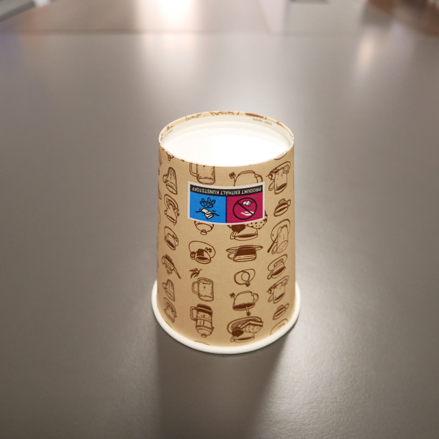 High Quality Custom Logo Single Wall Paper Cup for Drink