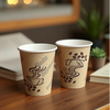 12 Oz Disposable Single Paper Coffee Cups Disposable Tea Cups