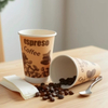Customized Coffee Disposable Customizable Size Handle Paper Cup