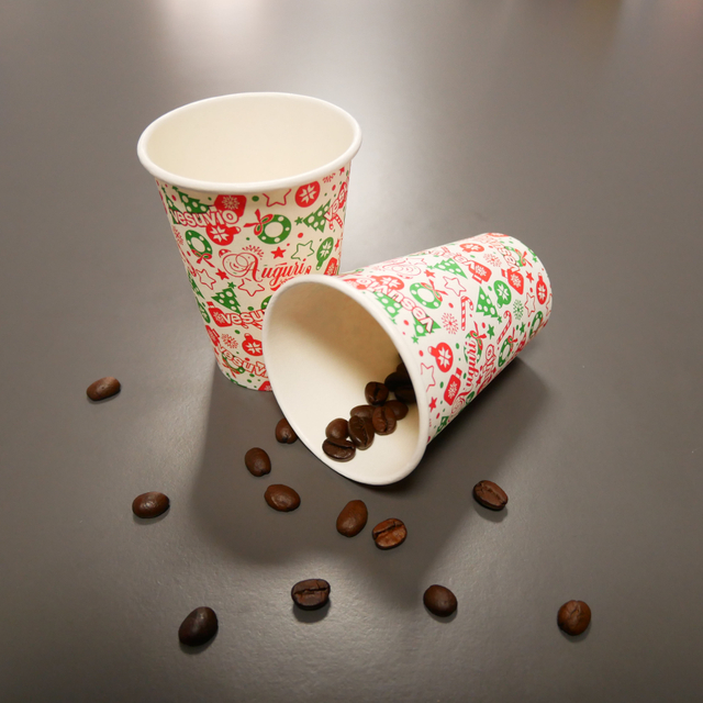 7.5oz Disposable Single Wall Drinking Hot Cold Coffee Paper Cup