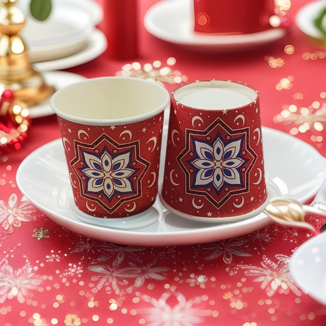 4oz Single-Wall Paper Cup with Customized Logo for Hot/Hold Drink